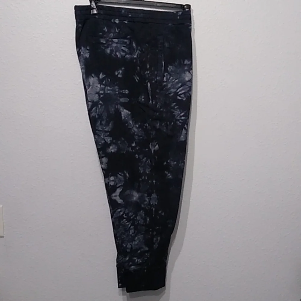 Armani Exchange Tie Dye Cotton Jersey Fleece Sweatpants